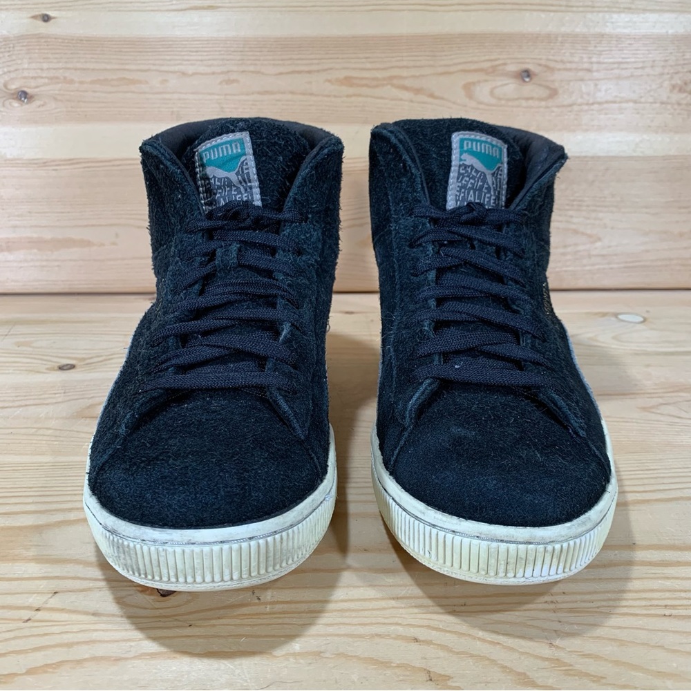 Puma States Mid x Alife Hi Top Sneakers 
# 360134-01
Men’s 9.5 
Black Suede - Picture 6 of 10